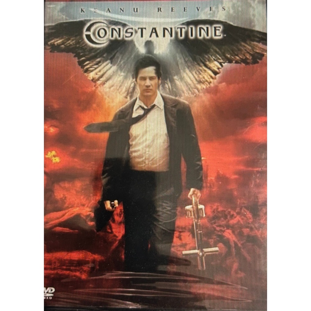 Constantine DVD Disc Only Keanu Reeves DC Comics Supernatural Horror Tested - Picture 1 of 3